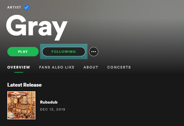 5. The Artist Has A New Follower! On release day the user now automatically follows the main artist/s in the product title!