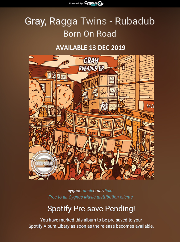 2. Pre-Save pending The Pre-Save has been logged and is now pending in the users library. This means that on the day of full release the release will appear in the user Albums list as shown below (4).
