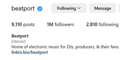 Beatport Insta